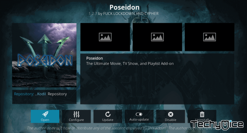 Install Poseidon Kodi Addon