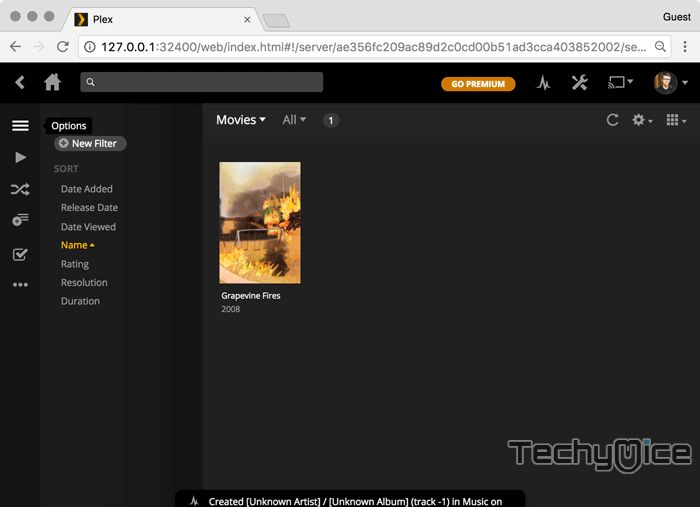 Download and Set up Plex for Mac