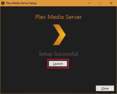 Plex Media Server on Windows PC