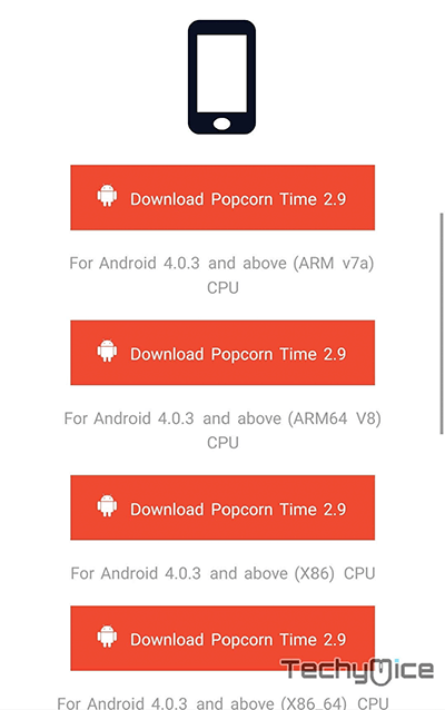 Download Popcorn Time For Android