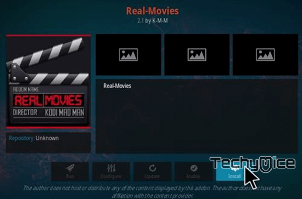 Install Real Movies Kodi Addon