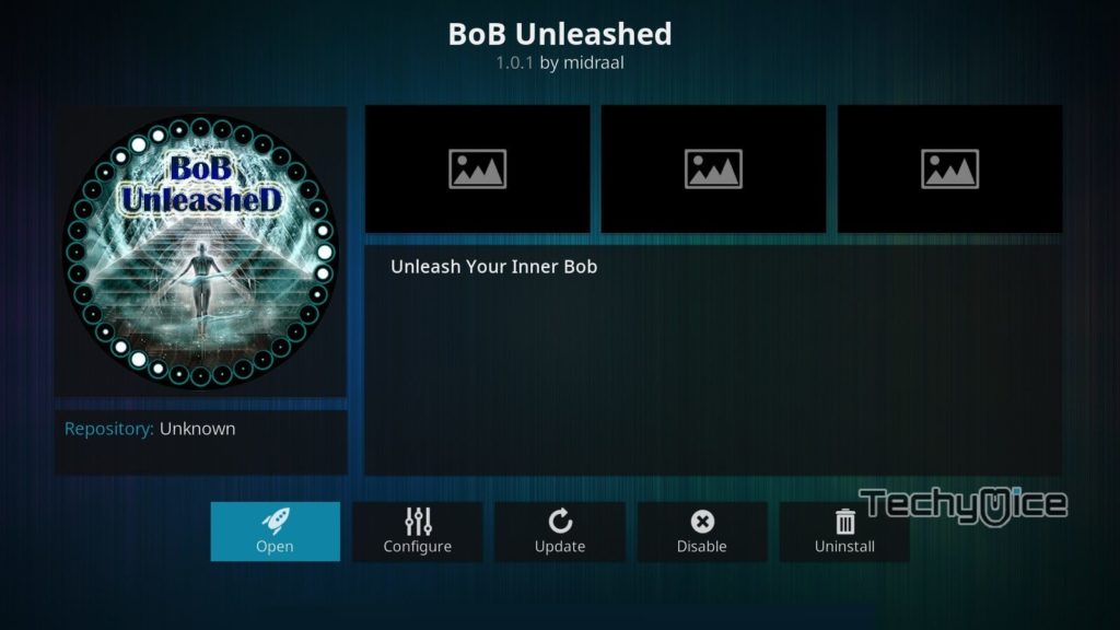Bob Unleashed Kodi Addon