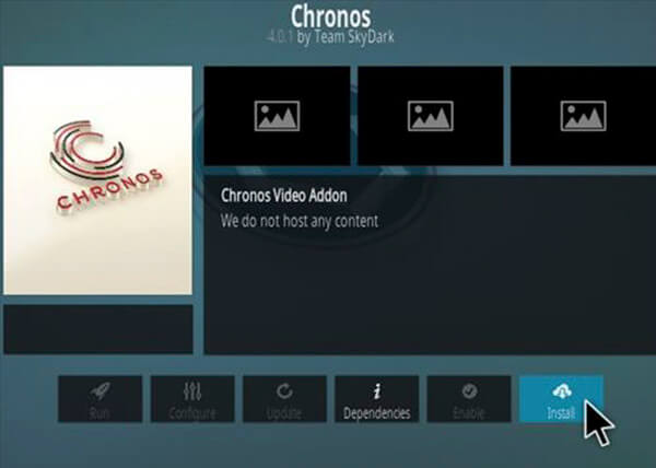 Install Chronos Addon