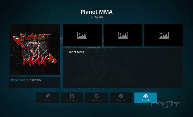 Planet MMA Kodi Addon