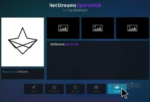 Netstream Sports Hub Kodi Addon
