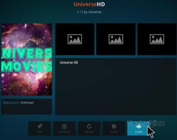 Universal HD Kodi Addon