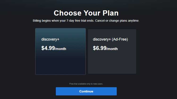 Discovery Plus Subscription Plans & Pricing